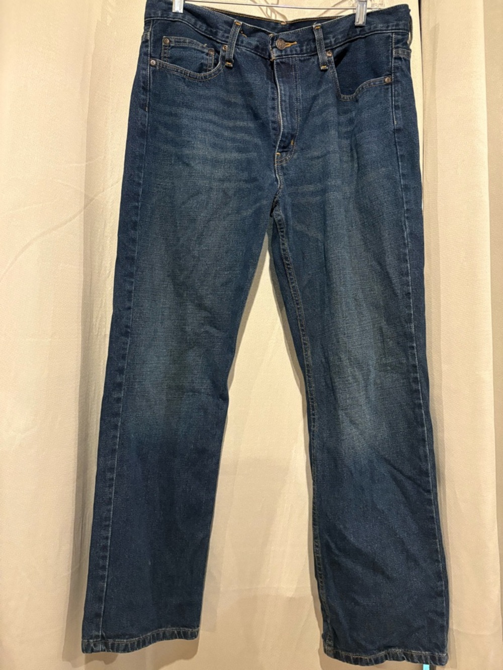 Faded Glory Classic Men's Blue Denim Jeans 34X30